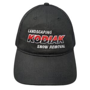 Landscaping Kodiak Snow Removal Trucker Hat Black One Size Fersten Worldwide